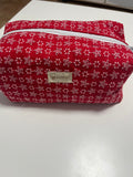 Neceser rojo con estampado